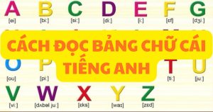 cách đọc bảng chữ cái tiếng anh