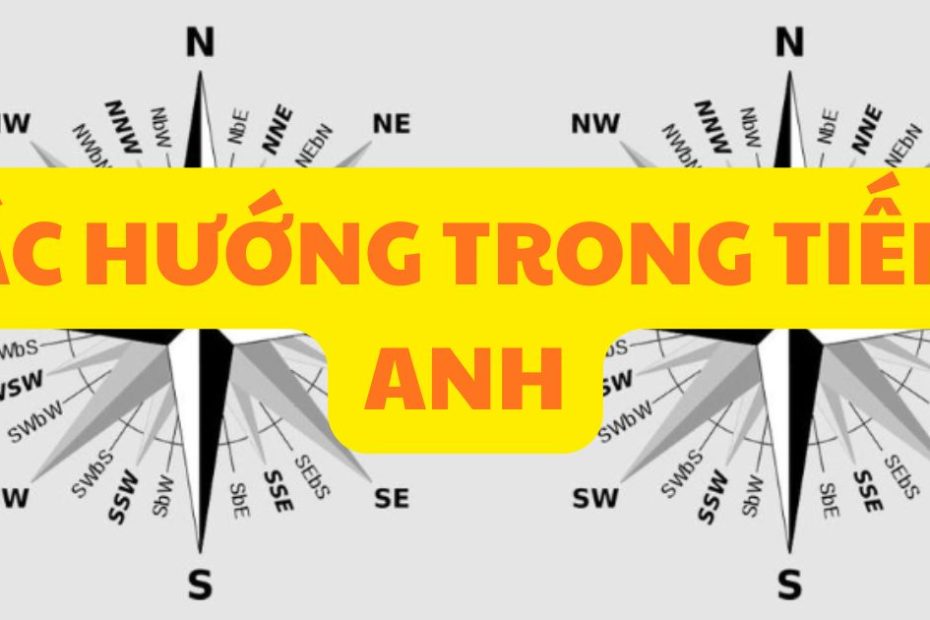 các hướng trong tiếng anh
