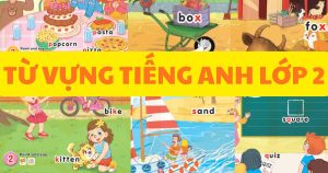 từ vựng tiếng anh lớp 2