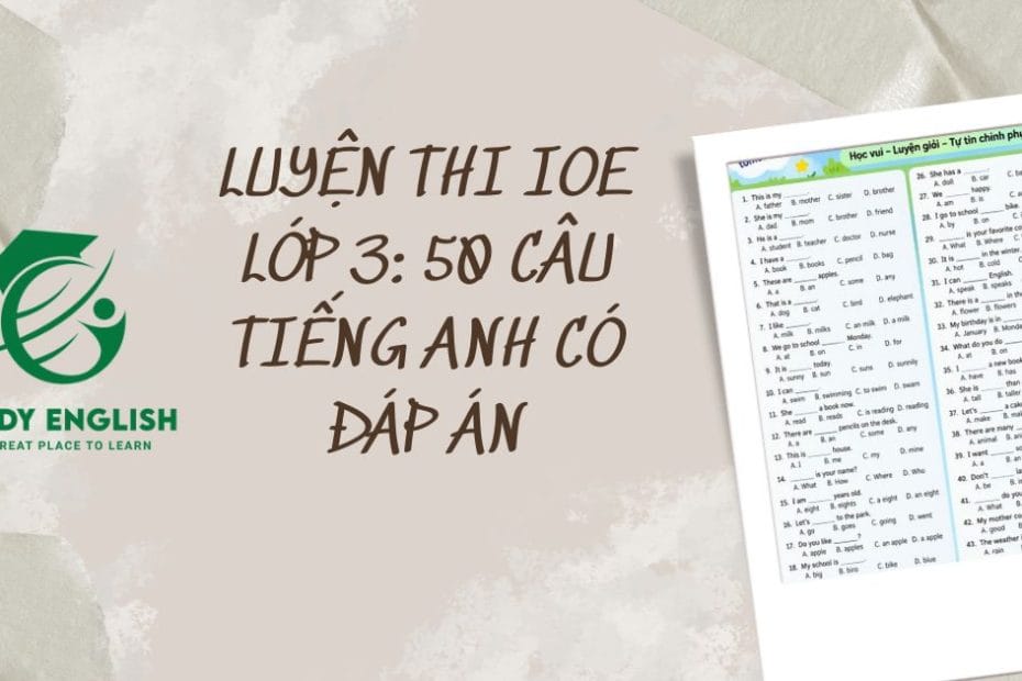 luyện thi ioe lớp 3